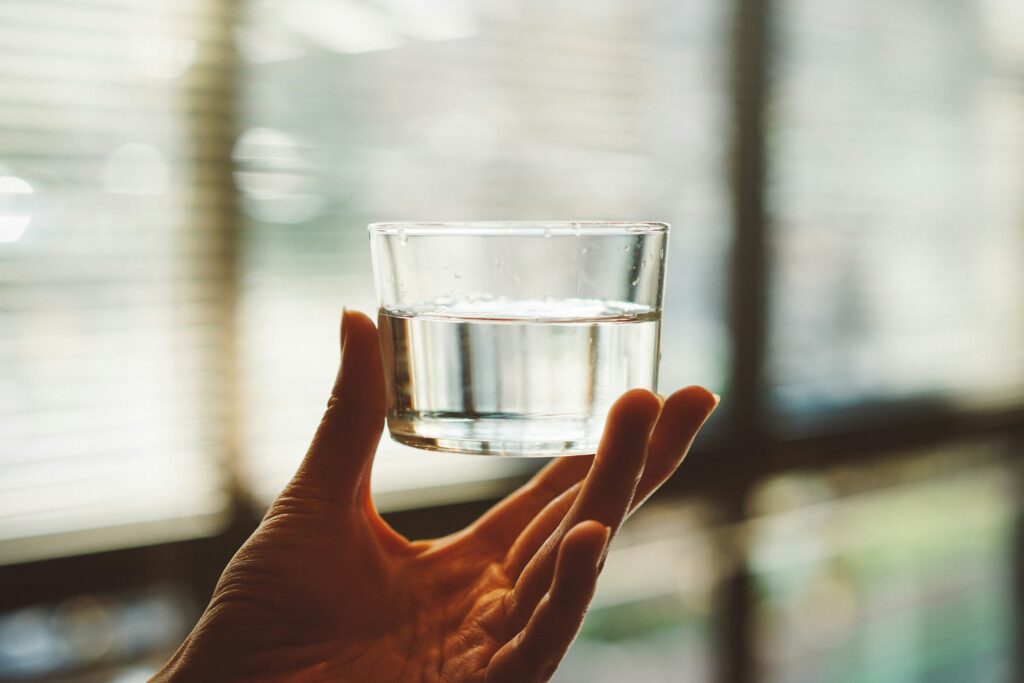 glass of water for healthy lifestyle