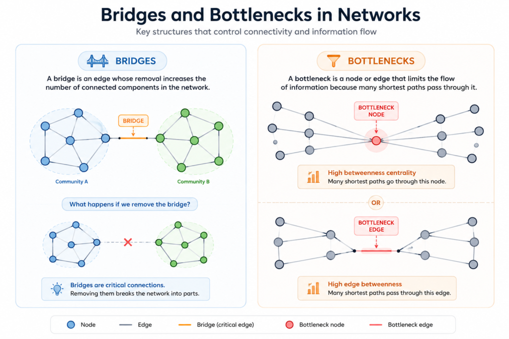 bridges and bottleneck illustration